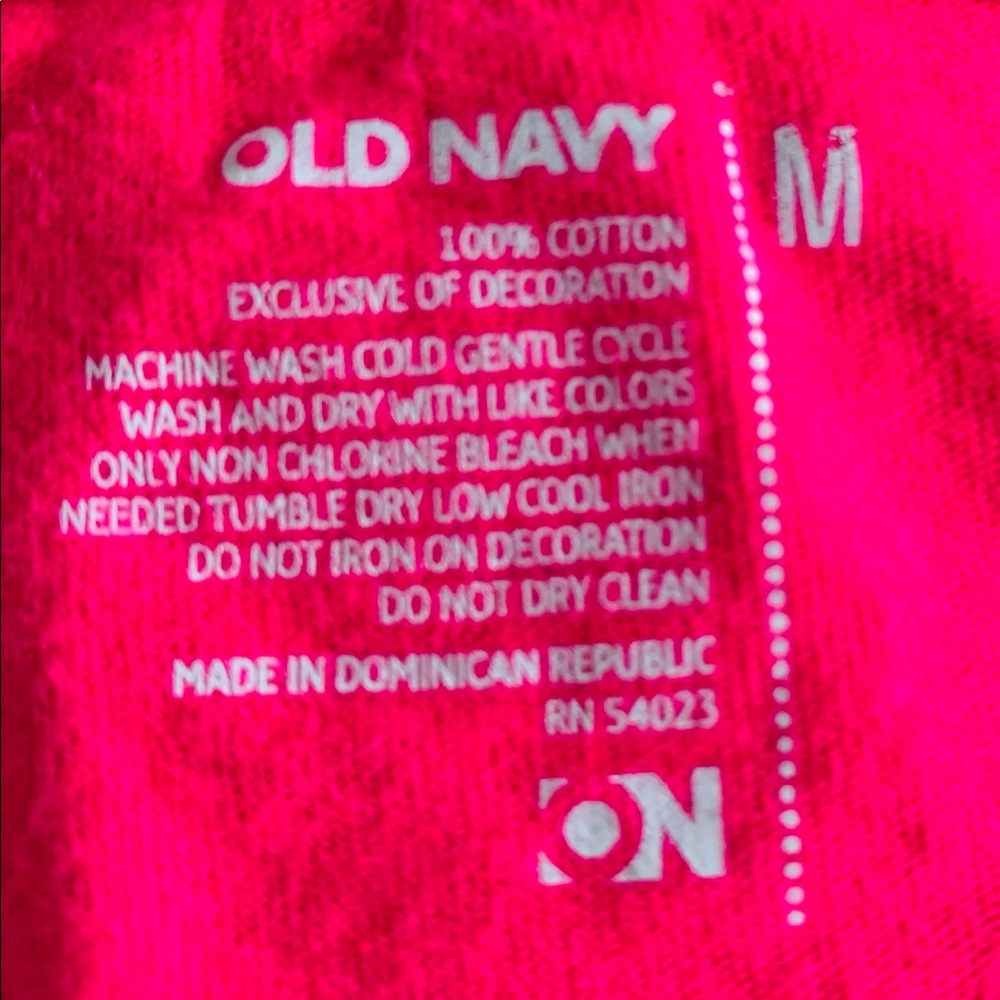 Old Navy Cat T-Shirt w/Rhinestone Collar G Sz M - Picture 2 of 3